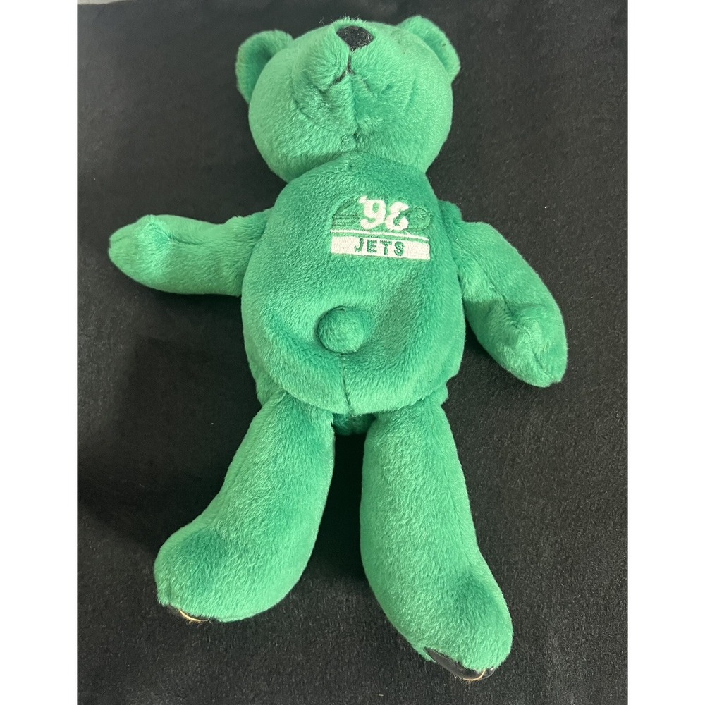 NEW YORK JETS Bear Plush Limited Treasures Vinny Testaverde #16 Bean Bag 1998